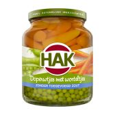 Hak Salt free green peas and carrots