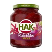 Hak Zoetzure rode bieten sticks
