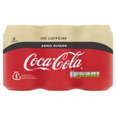 Coca Cola Zero caffeine 6-pack