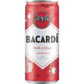 Bacardi Rum and cola