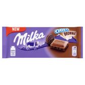 Milka Oreo brownie chocolade reep