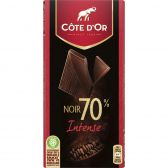 Cote d'Or Intense pure chocolade reep 70%
