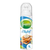 Campina D'light whipped cream (only available within Europe)