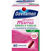 Davitamon Compleet mama omega-3 visolie capsules