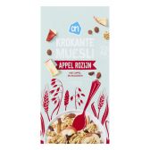 Albert Heijn Crispy cereals with apple and raisin