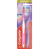 Colgate Zigzag medium toothbrushes