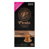 Perla Superiore origins Colombia coffee caps