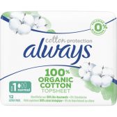 Always Organic cotton normal plus sanitary pads