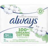 Always Biologisch cotton normal plus maandverband