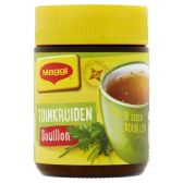 Maggi Vegetarian garden herbs drinking stock