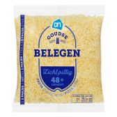 Albert Heijn Geraspte Goudse belegen 48+ kaas (voor uw eigen risico, geen restitutie mogelijk)