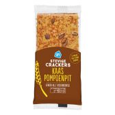 Albert Heijn Strong cheese pumpkin seed crackers