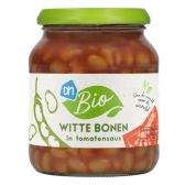 Albert Heijn Biologische witte bonen in tomatensaus