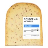 Albert Heijn Gouda matured cumin 48+ cheese block