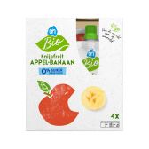 Albert Heijn Organic apple and banana squeeze fruit