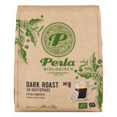 Perla Biologische dark roast koffiepads