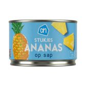 Albert Heijn Pineapple pieces on juice