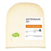 Albert Heijn Organic young matured 50+ goat cheese piece