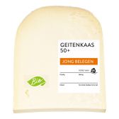 Albert Heijn Biologische jong belegen 50+ geitenkaas stuk