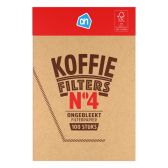 Albert Heijn Brown coffee filters no 4