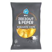 Albert Heijn Robuuste zeezout en peper chips