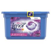 Lenor Amethist en bloemen 3 in 1 wascapsules