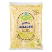Albert Heijn Biologische geraspte belegen 50+ kaas (voor uw eigen risico, geen restitutie mogelijk)