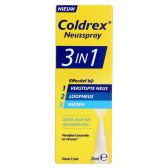 Hot Coldrex 3 in 1 nose spray against congested nose