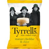 Tyrrells Cheddar cheese crisps