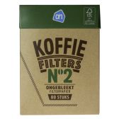 Albert Heijn Brown coffee filters no 2