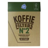 Albert Heijn Bruine koffiefilters nr 2