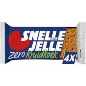 Wieger Ketellapper Snelle Jelle kruidkoek zero repen