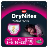 Huggies Dry nites luierbroekjes voor meisjes (vanaf 3 tot 5 jaar)