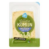 Albert Heijn Gouda cumin matured 48+ cheese slices