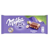 Milka Chocolade reep met gebroken noten