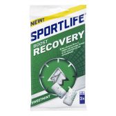 Sportlife Boost recovery zoete munt kauwgom 3-pack