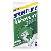 Sportlife Boost recovery sweetmint chewing gum 3-pack