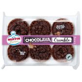 Muffinmasters Chocolate lava crumble muffin