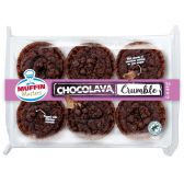 Muffinmasters Chocolade lava gekruimelde muffin