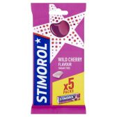 Stimorol Wild cherry chewing gum 5-pack