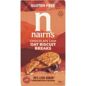 Nairn's Gluten free chocolate chip cookies break