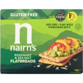 Nairn's Glutenvrije rozemarijn en zeezout platte brood