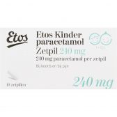 Etos Kinderparacetamol 240 mg zetpillen