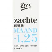 Etos Zachte maandlenzen -1.25 + lenshouder