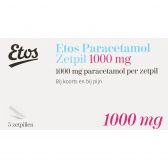 Etos Paracetamol 1000 mg zetpillen