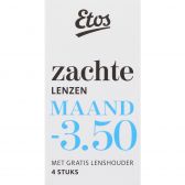 Etos Zachte maandlenzen -3,50 lenshouder