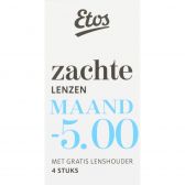 Etos Zachte maandlenzen -5,00 lenshouder