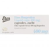 Etos Ibuprofen 400 mg vloeibare capsules