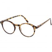 Etos Brown round reading glasses +2