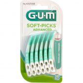 Gum Soft picks advanced toothpicks regular